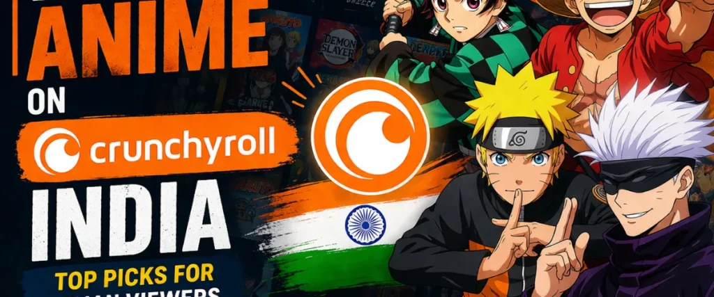 Best Anime on Crunchyroll India 2026: The Ultimate Guide to Finding Your Next Obsession 3 Best anime on Crunchyroll India guide by crunchypkpro featuring popular shows Hindi dubs and top recommendations