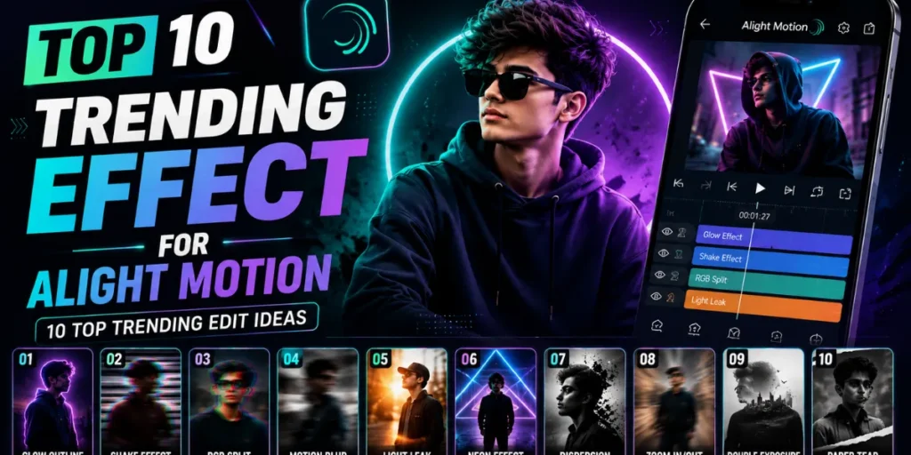 Best effect for alight motion: 10 Top Trending Edit Ideas 2 alight motion trending effects.webp